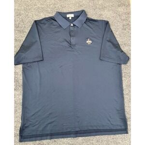 Peter Millar Summer‎ Comfort Dark Blue Golf Polo Men Size 2XL The Foundry Club